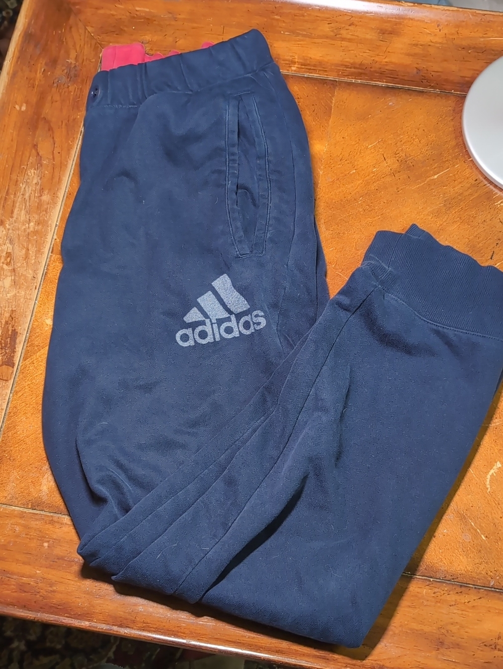 adidas Kids Navy Logo Jogger Sweatpants